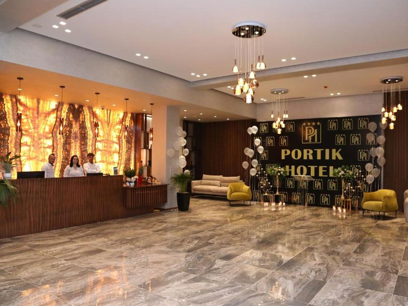 Portik Hotel, recepción