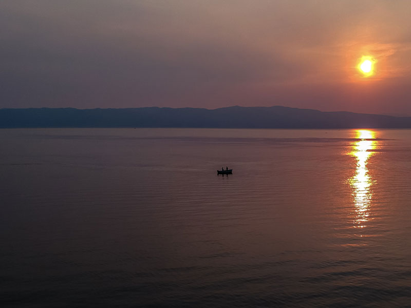 Lago Ohrid, Albania