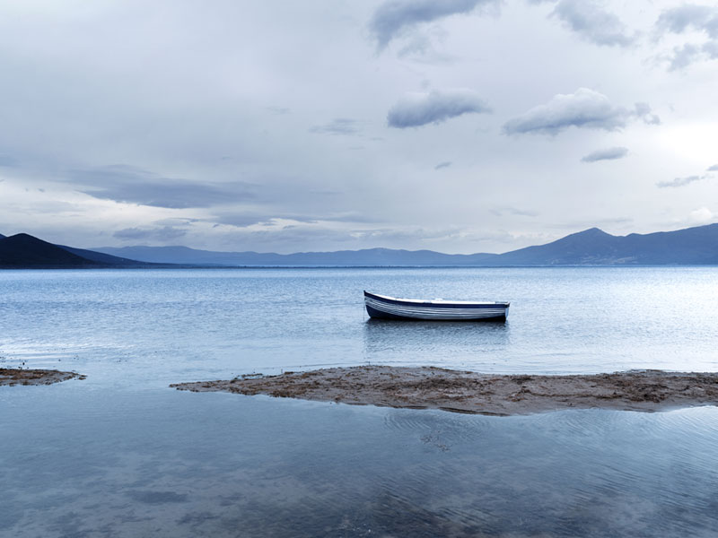 Lago Prespa, Albania