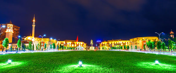 Plaza Skanderbeg, Tirana, Albania